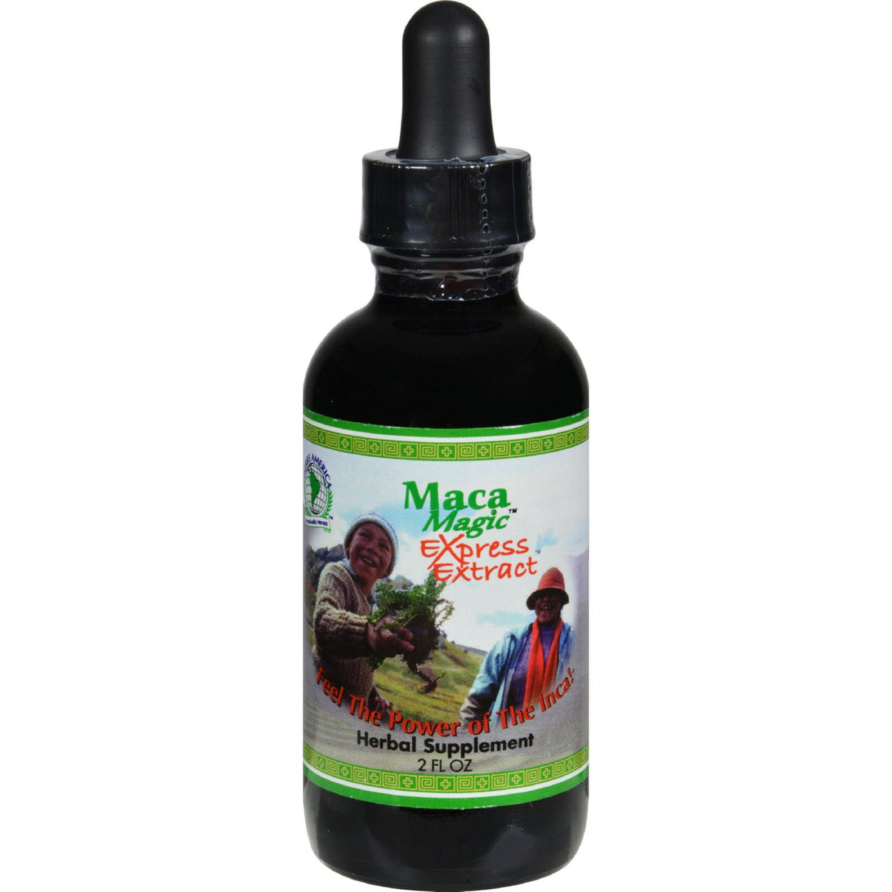 Maca Magic Express Extract, A Bio active Whole Root Extract of Raw, 2 Oz